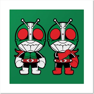 kamen rider duo partner Posters and Art